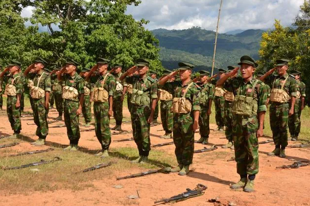  克欽獨立軍由克欽族人組成，該族群在緬甸內信仰基督教，與美國關係密切。 圖 : 翻攝自騰訊網 