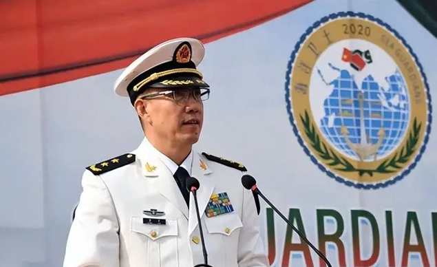  中國國防部長董軍是海軍出身，現在也被英媒金融時報報導正因貪腐而遭到調查。 圖 : 翻攝自騰訊網 