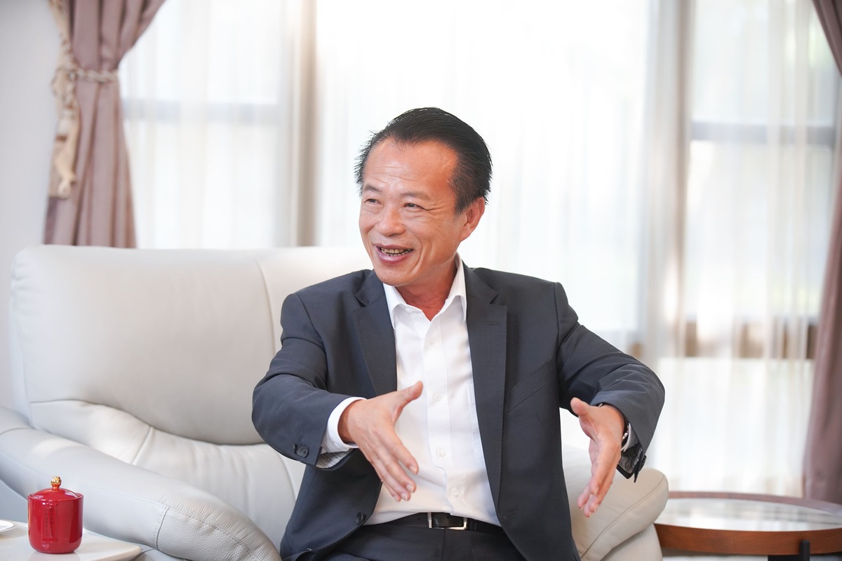  嘉義縣長翁章梁接受新頭殼專訪。 圖：嘉義縣政府拍攝 