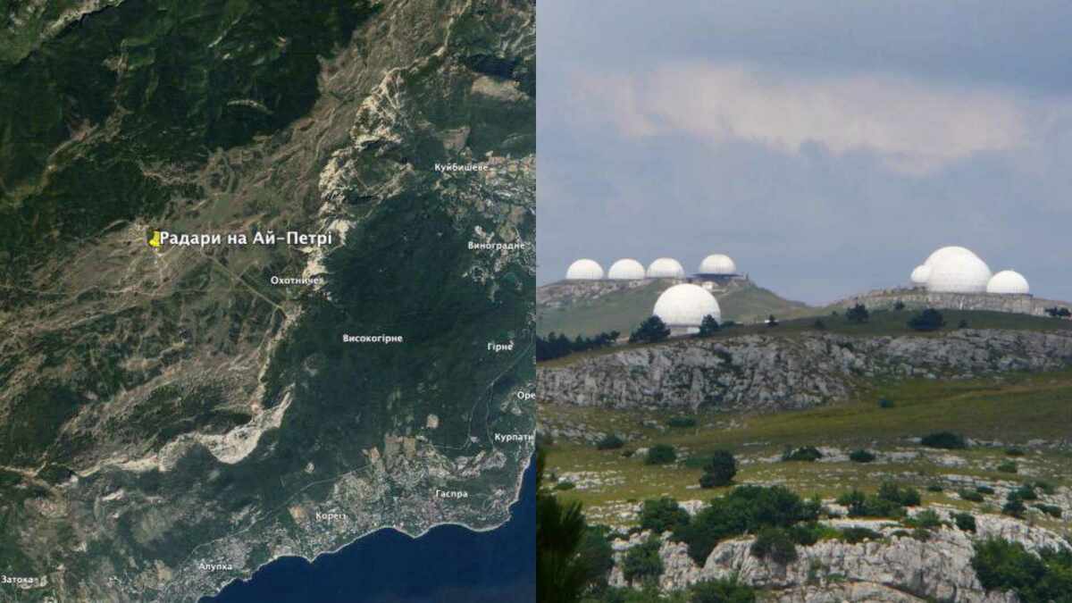  烏克蘭軍方也在 13 日清晨發起了一次針對克里米亞南部艾佩特里山雷達站的飛彈襲擊。多種雷達系統被毀，包括 Oborona、Altai 和 Granitsa-M 等，並導致俄方指揮官亞歷山大·庫拉科夫身亡。 圖:翻攝自@JohnZhangSV(新頭殼合成) 