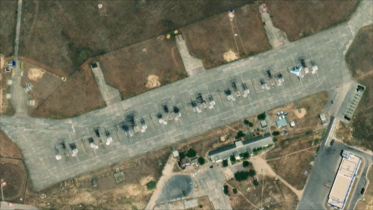 目前仍無法確定，有多少架戰機被烏軍摧毀，但可確認導彈確實有到達停機坪。