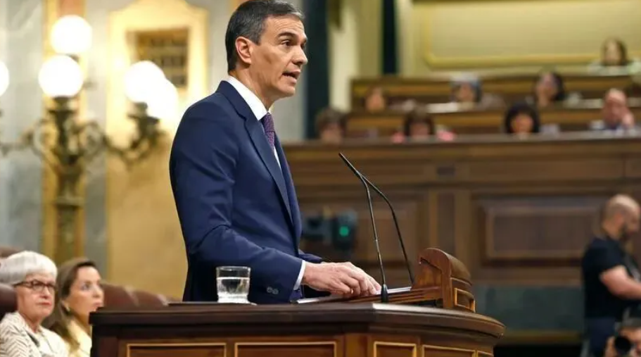  西班牙首相桑切斯。 圖：翻攝自交匯點 