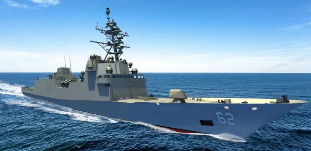  美國星座級護衛艦FFG-62 模擬圖。 圖 : 翻攝自騰訊新聞