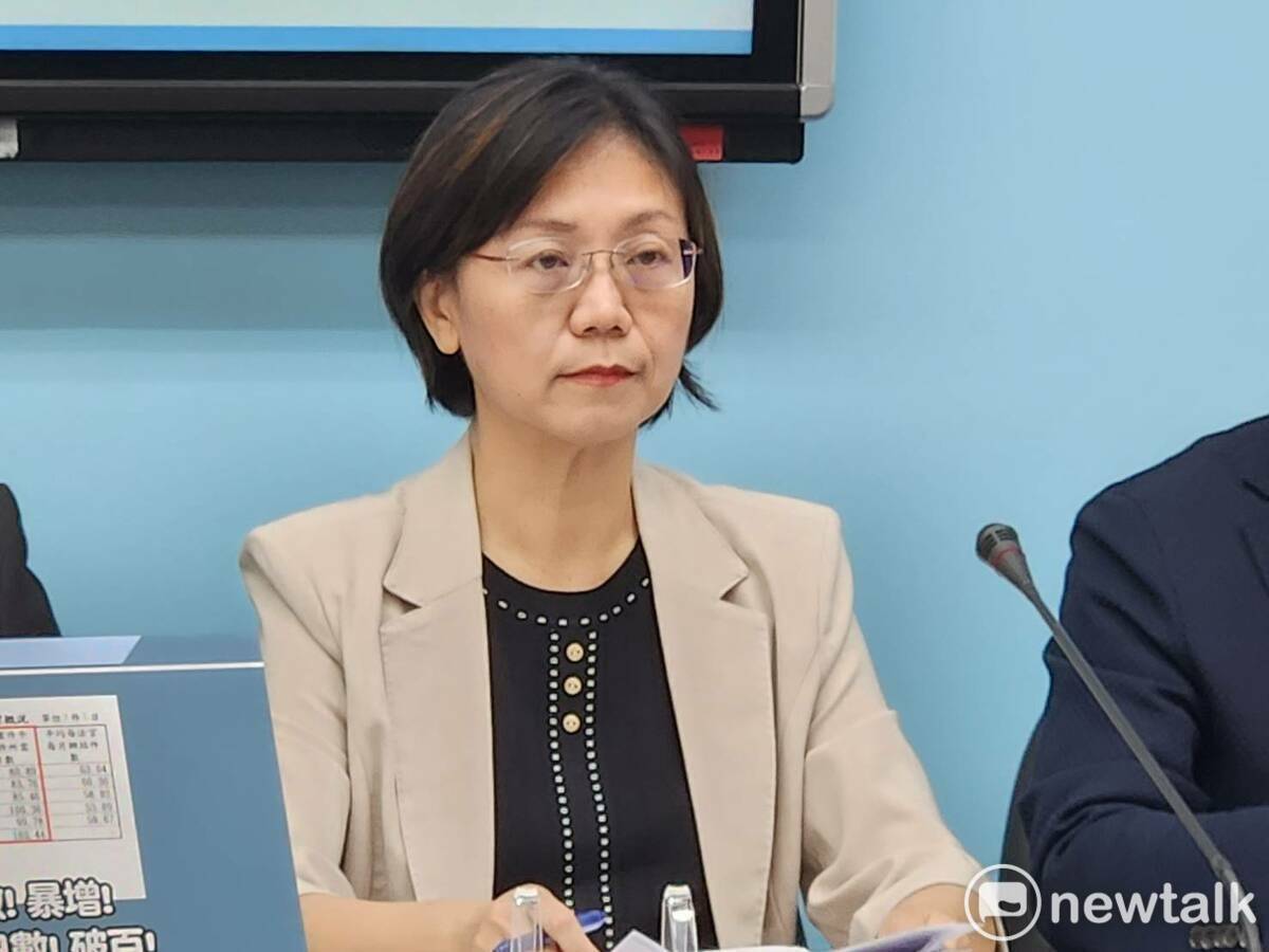 對此黃敬平點名，翁曉玲表示，她都是幫國民黨說話的，請他不用那麼擔心。   圖：黃建豪／攝（資料照）