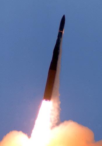 LGM-30 洲際彈道飛彈 圖 : 翻攝自維基百科