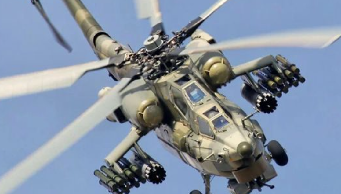  俄軍Mi-28攻擊直升機。 圖:翻攝自 igorsushko X 