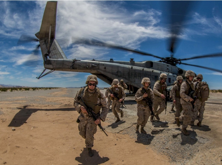 美軍陸戰隊。 圖 : 翻攝自U.S. Marine Corps臉書 