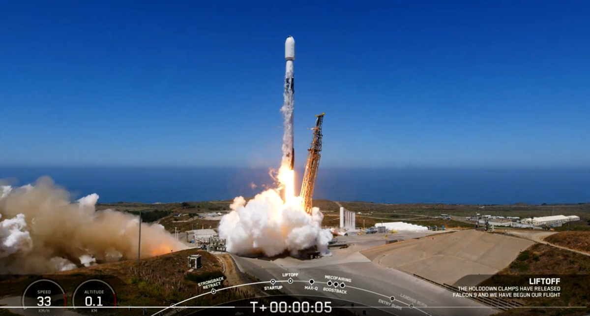  美國SpaceX公司發射火箭。(示意圖) 圖 : 翻攝自 SpaceX 