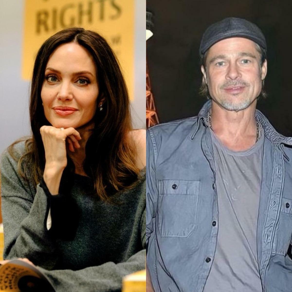  布萊德彼特（Brad Pitt）與安潔莉娜裘莉（Angelina Jolie）離婚官司纏鬥8年終於落幕。 圖：翻攝自安潔莉娜裘莉、布萊德彼特IG 