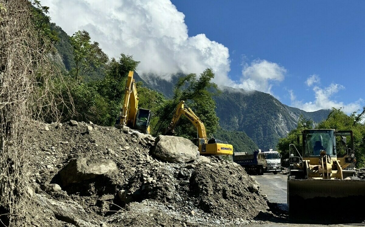 (影) 強降雨重創蘇花公路！公路局估明下午雙向搶通