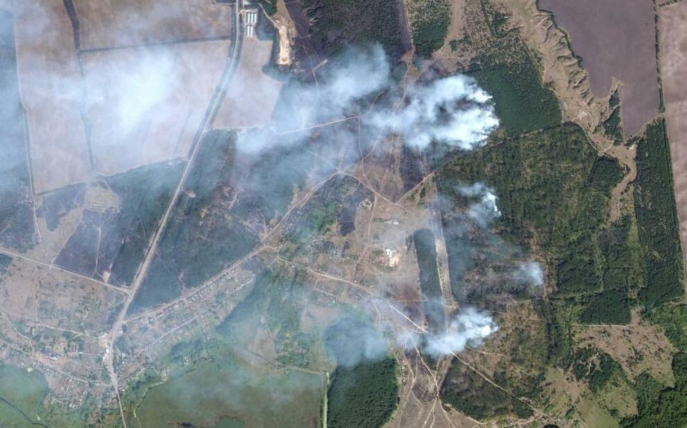 烏軍襲擊沃羅涅日俄軍彈藥庫 北韓導彈殉爆大火蔓延 燒掉好幾個村....