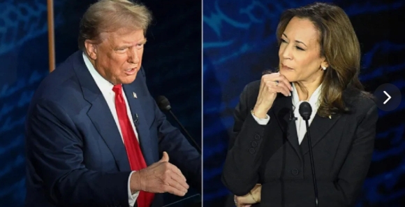 前副總統賀錦麗發文怒批川普行徑。 圖 : 翻攝自騰訊 
