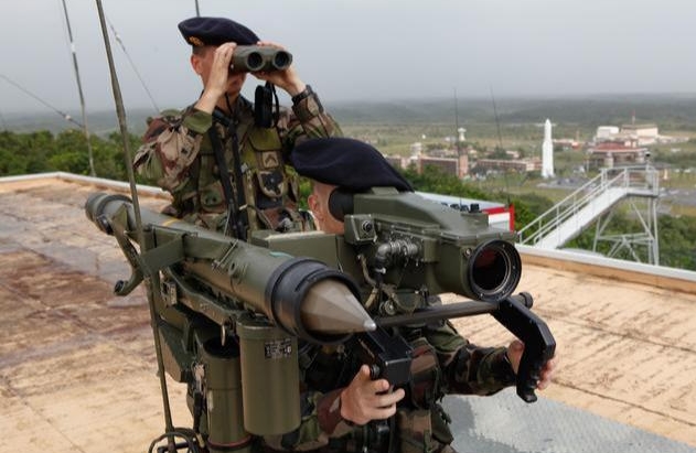  法國製西北風便攜式防空系統 MANPADS ( 單兵防空導彈 )。 圖 : 翻攝自美日頭條 