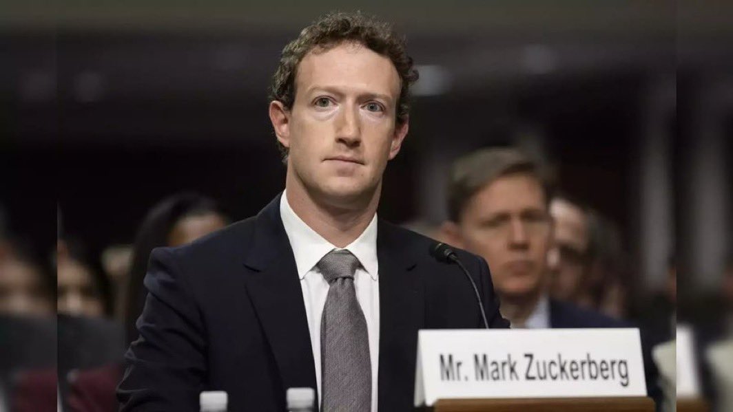  TikTok 用戶若有 10% 轉向Meta 旗下的 Facebook 或 Instagram，Meta 每股盈餘可望增加 0.6 美元；若轉移時間達 50%，其每股盈餘將可能增加 1 至 3 美元，增幅高達9%。Meta 執行長馬克·祖克柏。 圖：翻攝自X / Wake Up America 