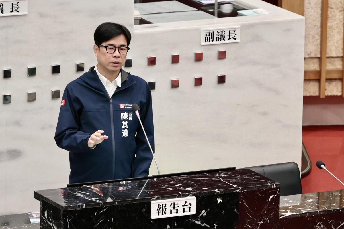  陳其邁本人也表示贊成提早黨內初選。 圖：高雄市政府提供（資料照） 