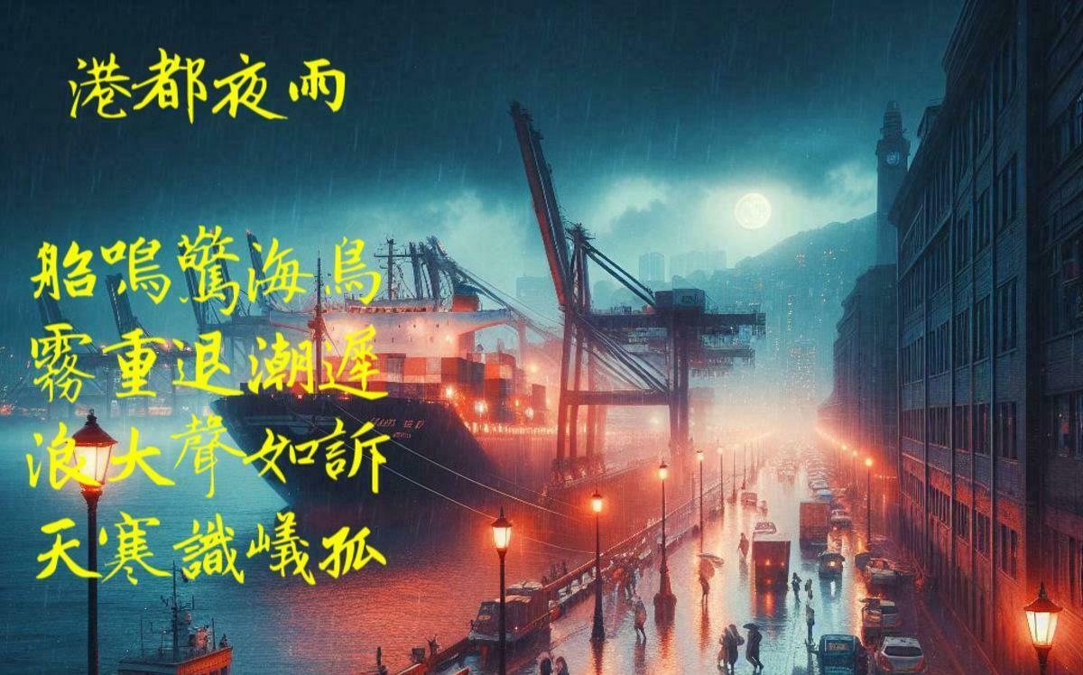 詩》港都夜雨 