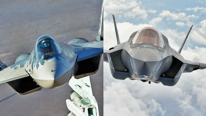 在隱密性方面,Su-57 與 F-35 都很優秀。 在隱密性方面,Su-57 與 F-35 都很優秀。