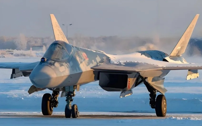  俄軍Su-57戰機。 圖 : 翻攝自矚望雲霄 