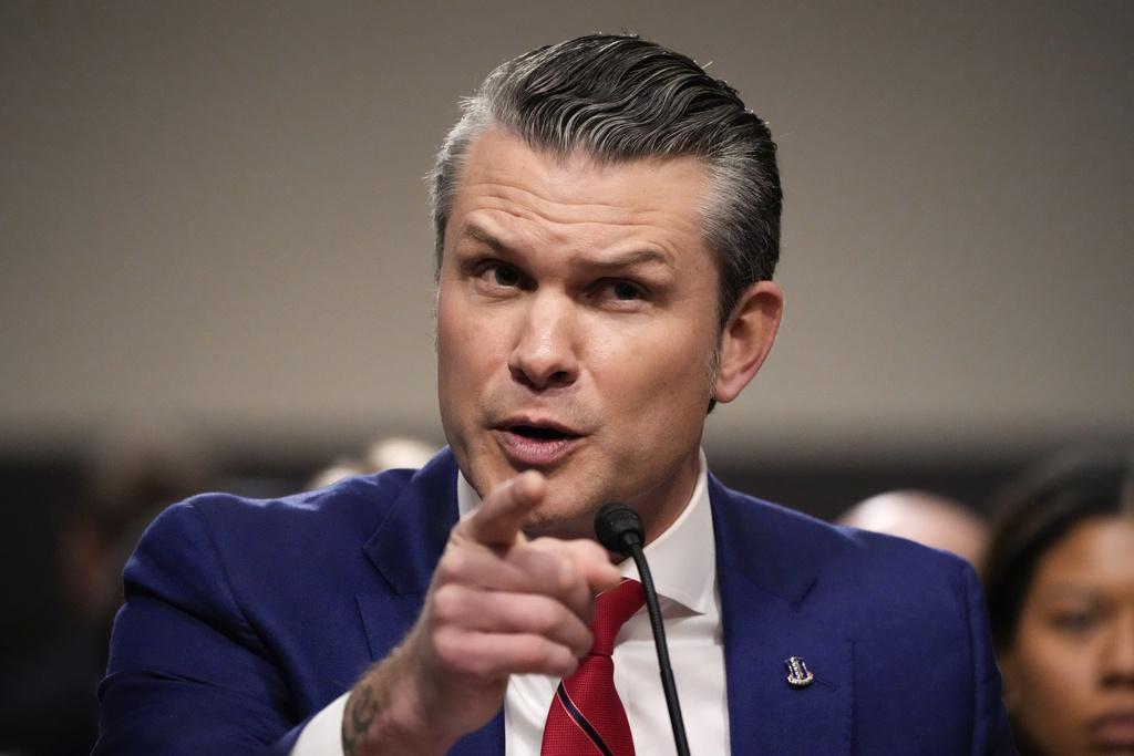  美國國防部長海格塞斯（Pete Hegseth）也身陷洩密醜聞。 圖：達志影像/美聯社 
