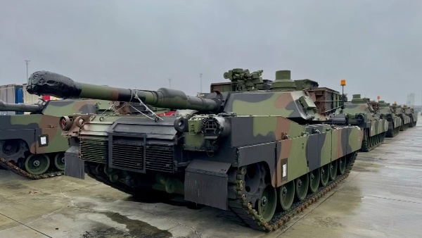  美軍「艾布拉姆斯」主戰坦克。 圖：Ministry of National Defence of Poland. 
