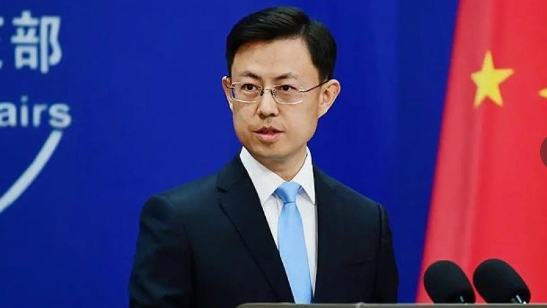 中國外交部郭嘉昆對此也回應「沒有相關資訊可提供」。 圖 : 翻攝自環球網 