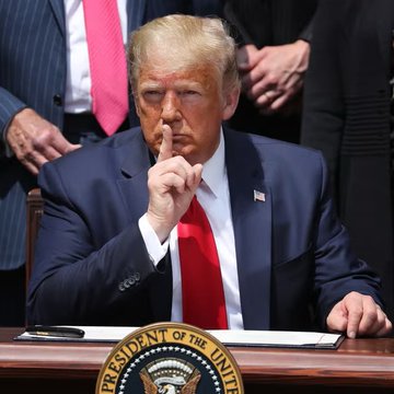  美國總統川普。 圖：翻攝自 Republicans against Trump X 帳號 