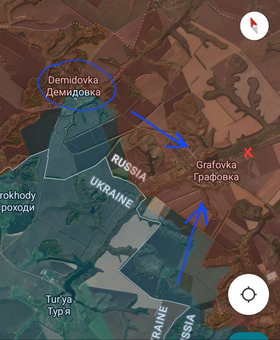 烏軍佔領別爾哥羅德州的德米多夫卡村後，對格拉夫卡村發動了進攻。