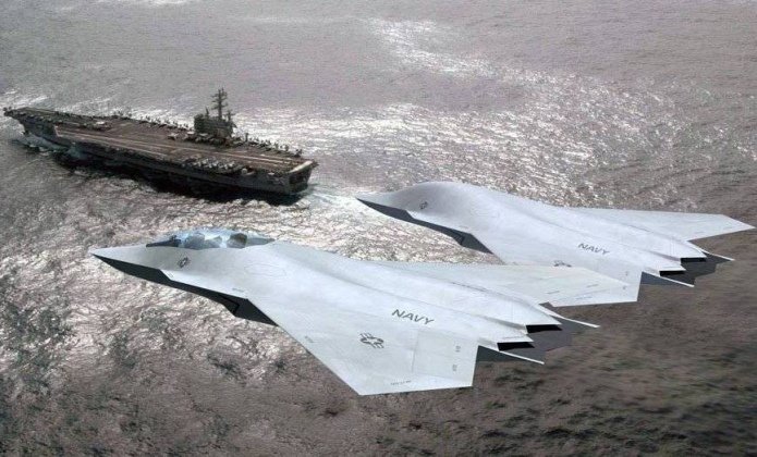 美國海軍即將公布「F/A-XX」艦載戰鬥機計劃。 圖： 翻攝自 X 