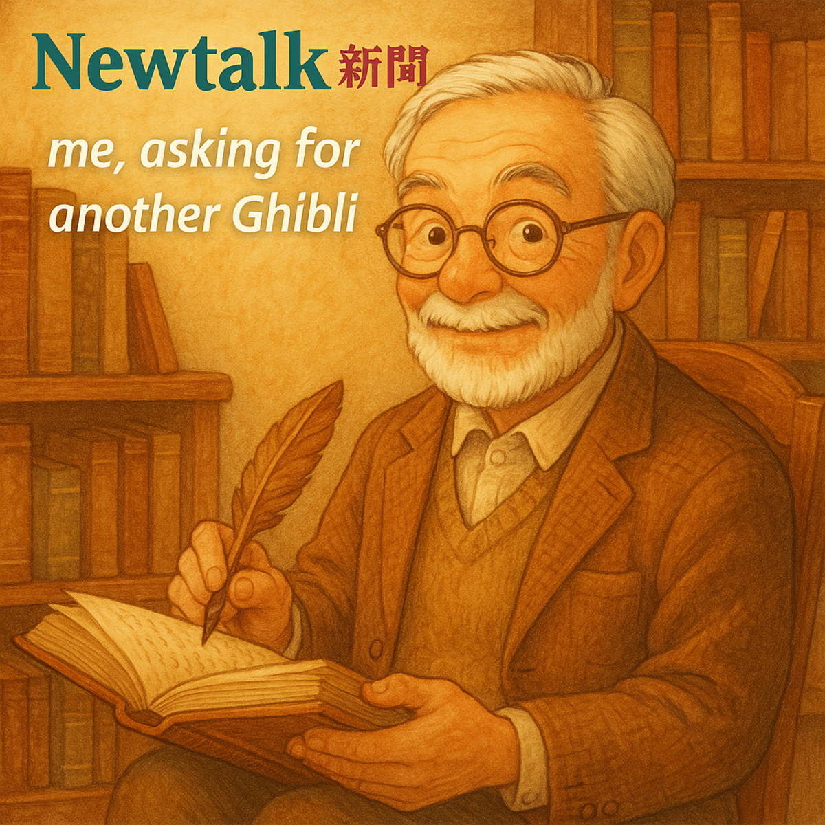  OpenAI執行長奧特曼表示，ChatGPT圖片生成爆紅，一小時增百萬用戶破紀錄。 圖：ChatGPT 4o 生成／ 曾郡秋 製 
