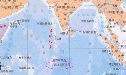 迪戈加西亞島戰略地理位置相當重要。 圖 : 翻攝自鳳凰網 