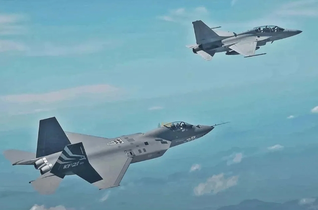  韓國的FA-50與KF-21戰機。 圖 : 翻攝自南海的波濤 