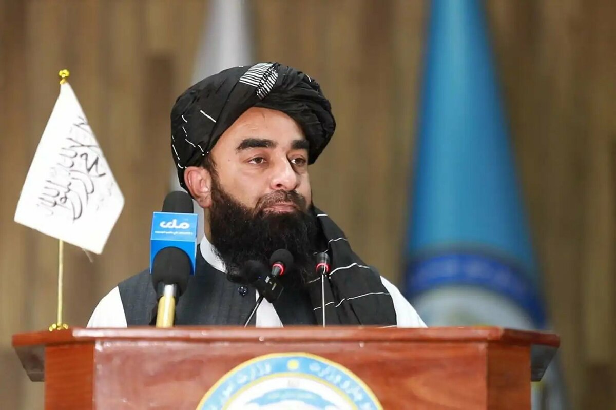 塔利班首席發言人扎比烏拉·穆賈希德（Zabiullah Mujahid）。 圖:翻攝自X帳號@IlkhaAgency 