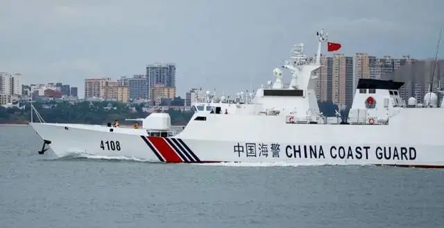  中國海警。 圖：翻攝自 騰訊新聞 