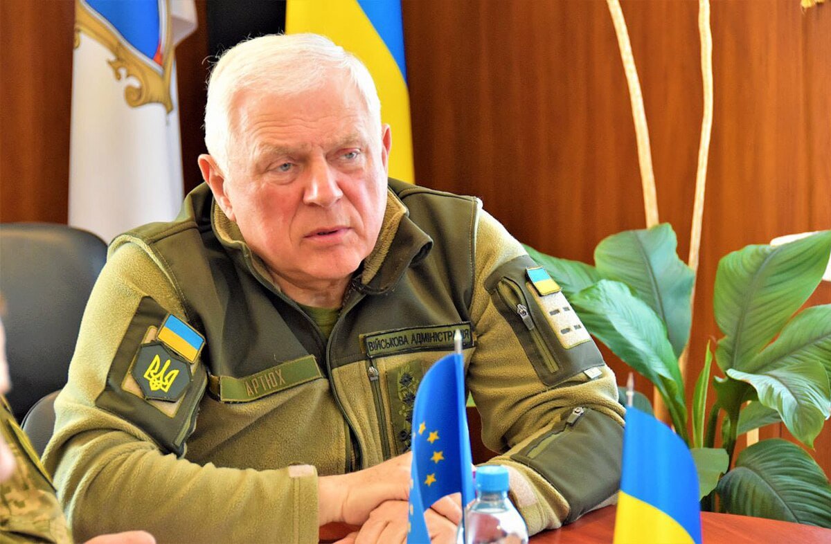  蘇梅州軍事行政長官阿爾秋赫（Volodymyr Artyukh）。 圖：翻攝自 X 