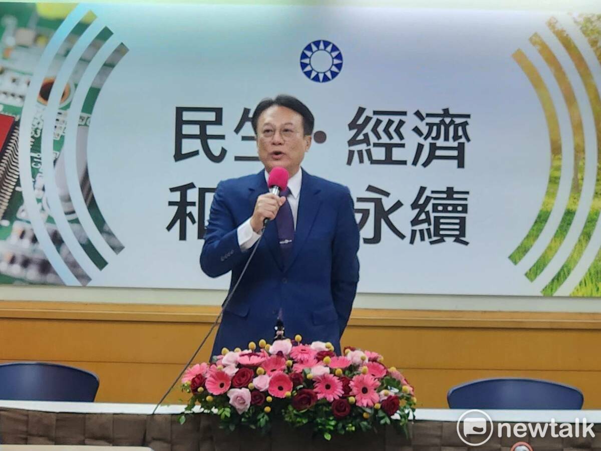 彰化前縣長卓伯源再次宣布參選國民黨主席。   圖：黃建豪/攝