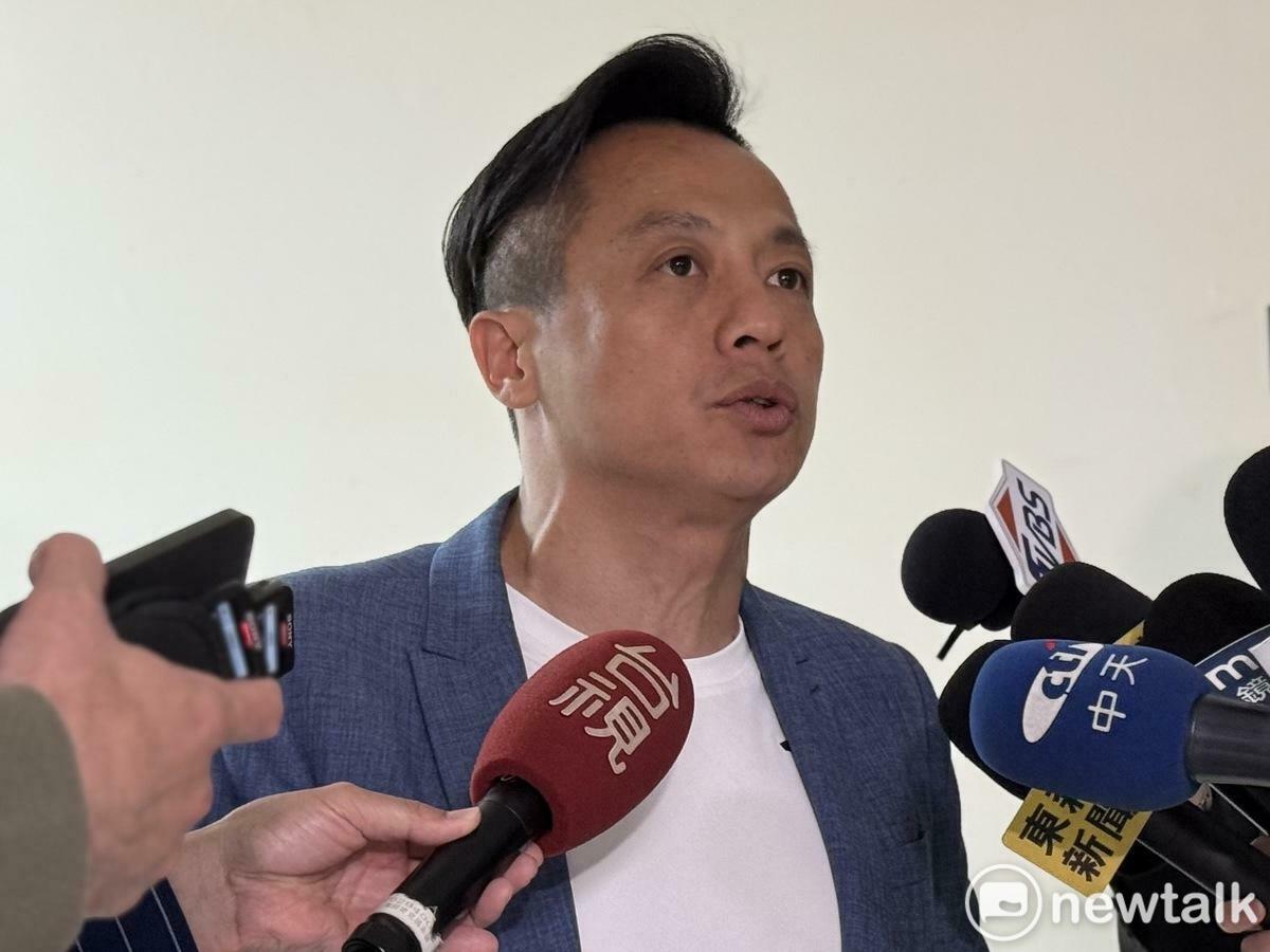 國民黨台北市議會黨團書記長李明賢。   圖：周煊惠 / 攝