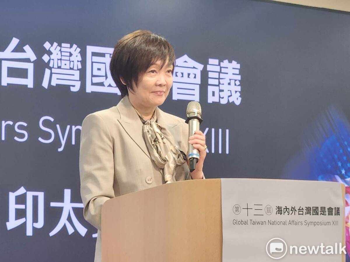 日本前首相安倍晉三遺孀安倍昭惠出席第十三屆「海內外台灣國是會議」。   圖：黃建豪/攝