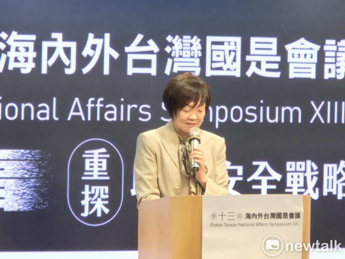 日本前首相安倍晉三遺孀安倍昭惠出席第十三屆「海內外台灣國是會議」。   圖：黃建豪/攝