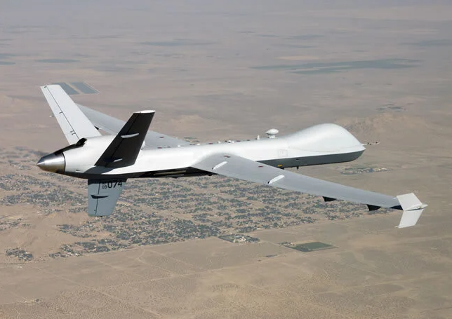 美軍 MQ-9「死神」無人機。 圖:翻攝自騰訊網 