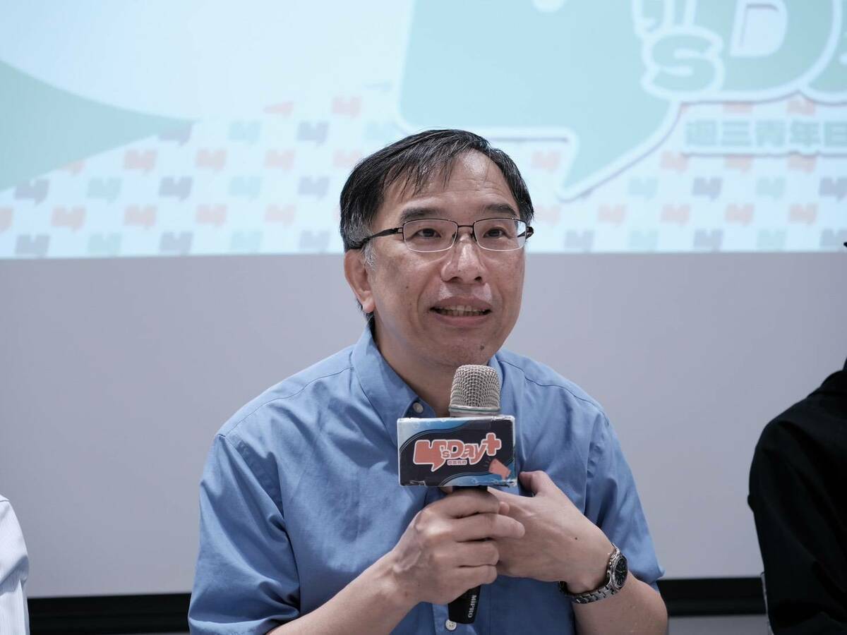台灣教授協會會長陳俐甫。   圖：Y’s Day「週三青年日」提供