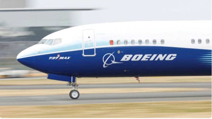  波音 737 MAX 客機。 圖 : 翻攝自上觀新聞 