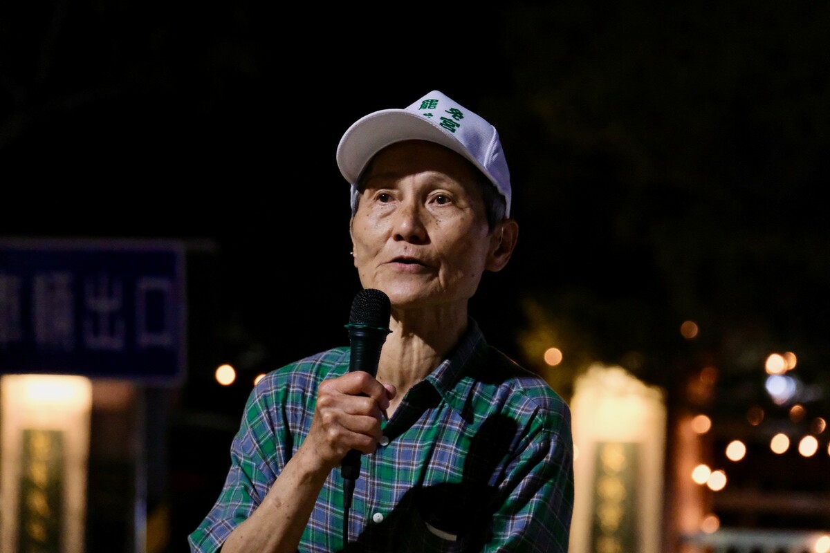 花蓮知名退休教師「葉霸」葉春蓮。   傅崐萁究責會提供