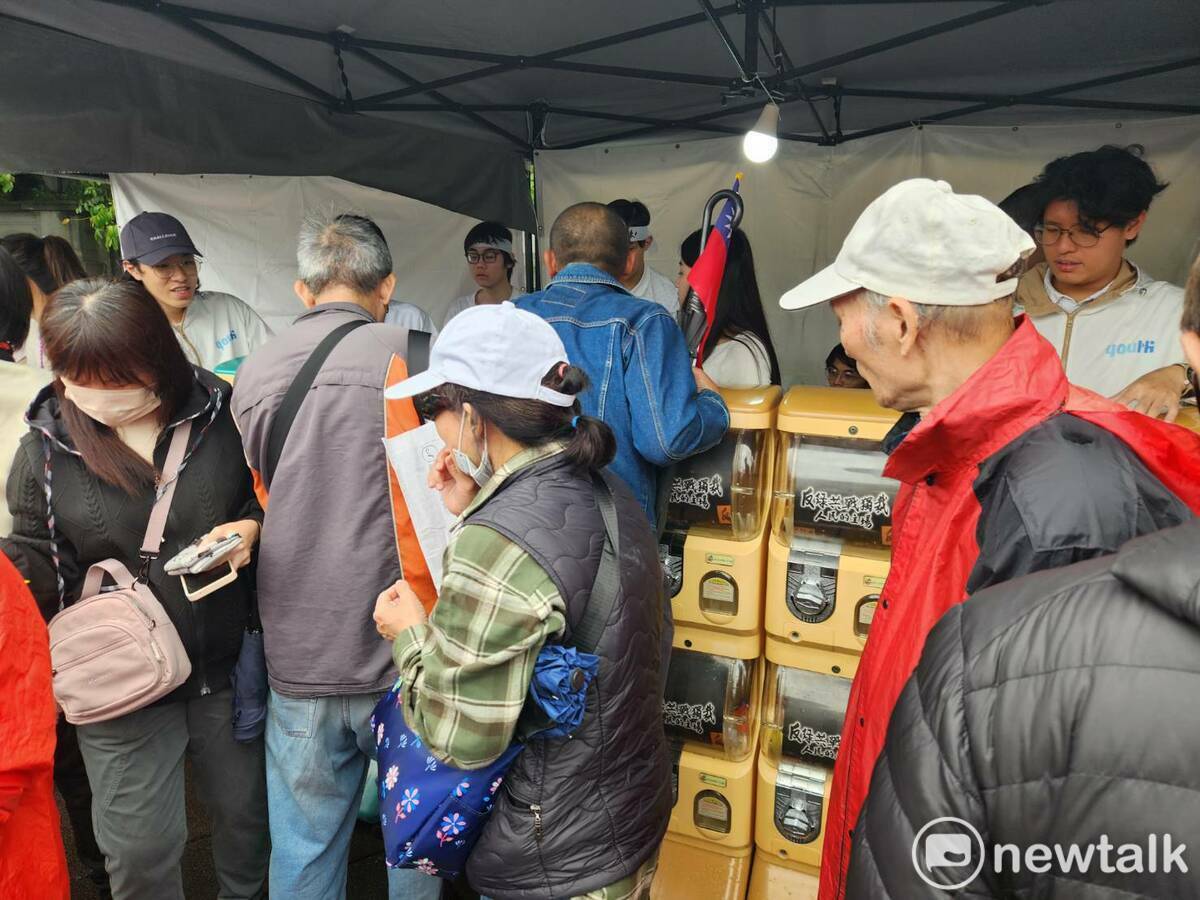 國民黨凱道造勢下午登場。   圖：黃建豪/攝