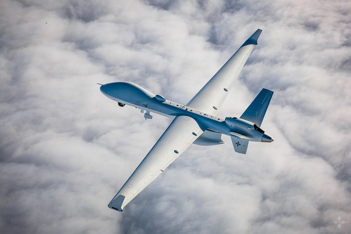  MQ-9B「死神」無人機。 圖:翻攝自X帳號@saudia_f15 