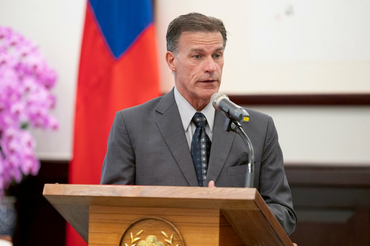 阿奎利諾說，台灣蓬勃發展的民主對於此區域的和平穩定至關重要   圖：總統府提供