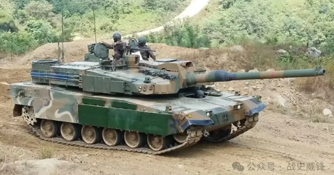 K2 為韓國自主開發，融合多國高端零件打造。 圖:翻攝自戰史威鋒