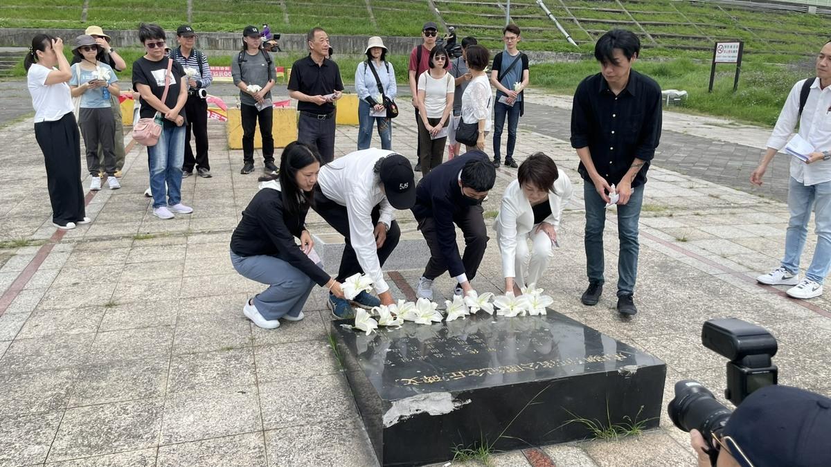 519行動組合、辜寬敏基金會舉辦「悲情水岸Ubike導覽活動」   圖：記者高逸帆攝影