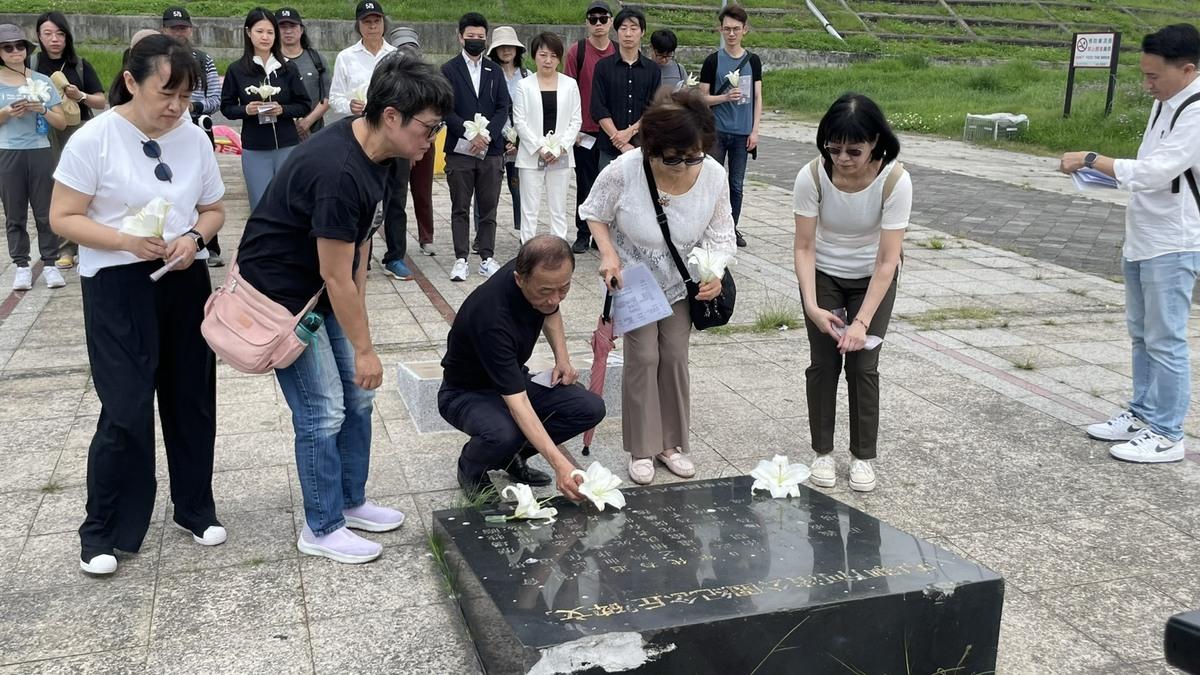 519行動組合、辜寬敏基金會舉辦「悲情水岸Ubike導覽活動」   圖：記者高逸帆攝影