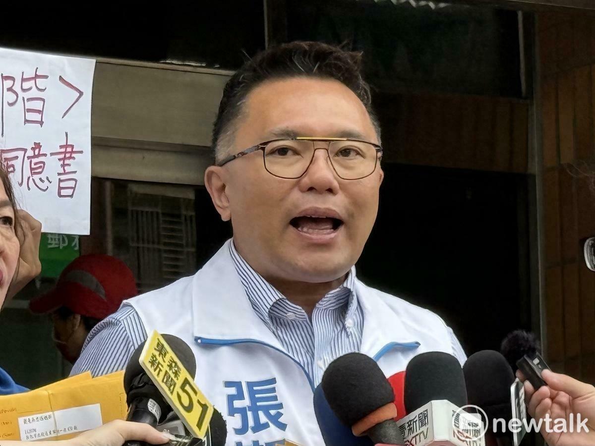 國民黨台北市議員張斯綱。   圖：周煊惠 / 攝