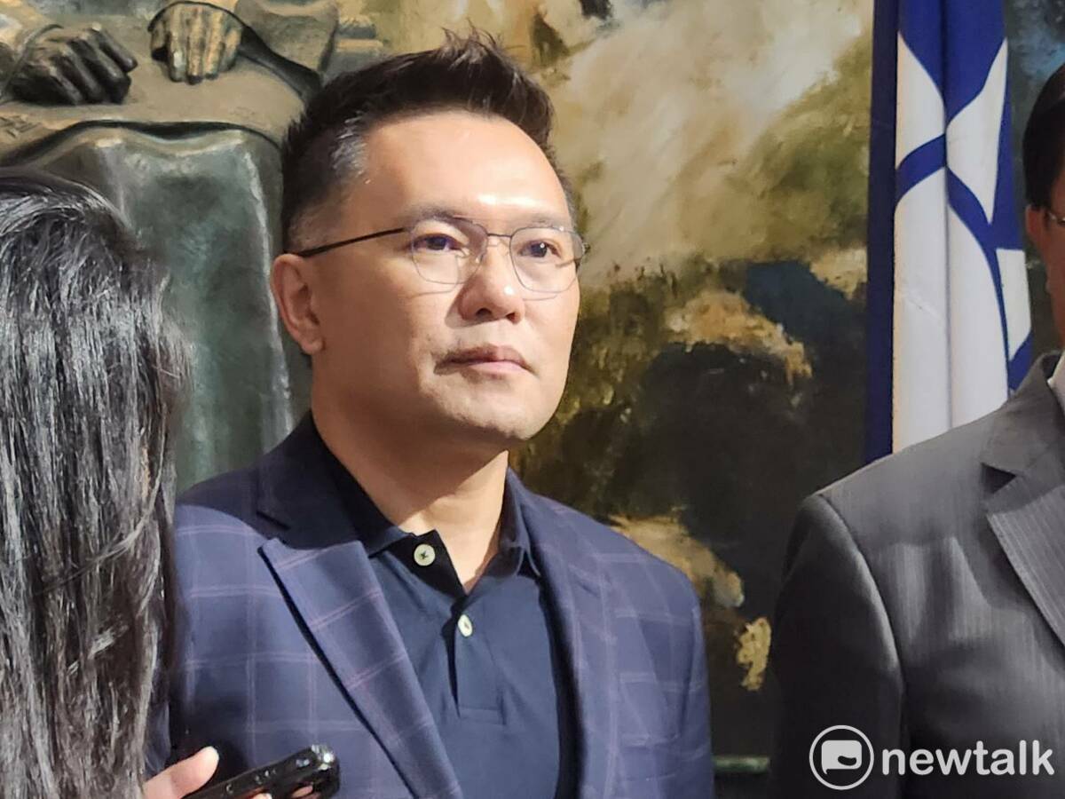 台北市議員張斯綱稱，國際的好朋友應多關注台灣在野黨的困境。   圖：黃建豪/攝